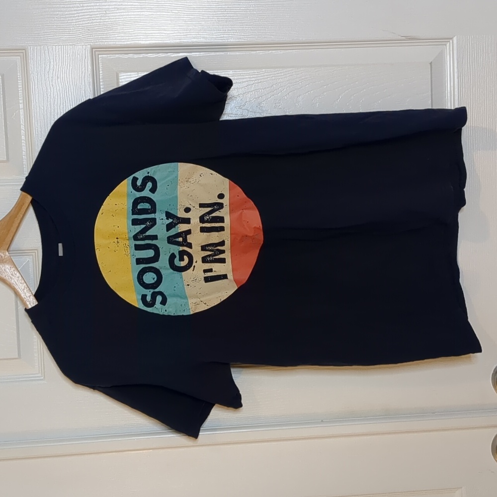 Cute "Sounds Gay. I'm In" T-shirt
